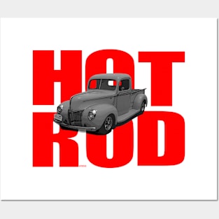 1940 Ford Pickup Truck Hot Rod Posters and Art